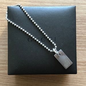 [Authentic] Gucci Silver 925 Plate Bracelet
